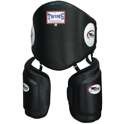 Twins Special BEPTS1 Belly Pad and Thigh Protectors - Black