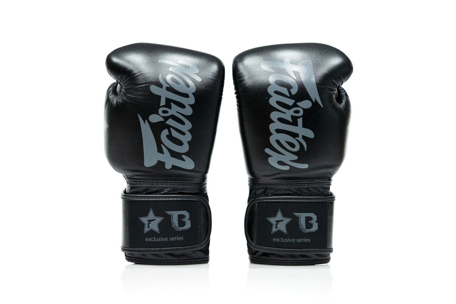 Booster X Fairtex Bokshandschoenen - BG V2 - Echt leer - Zwart