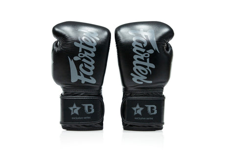 Booster X Fairtex Bokshandschoenen - BG V2 - Echt leer - Zwart