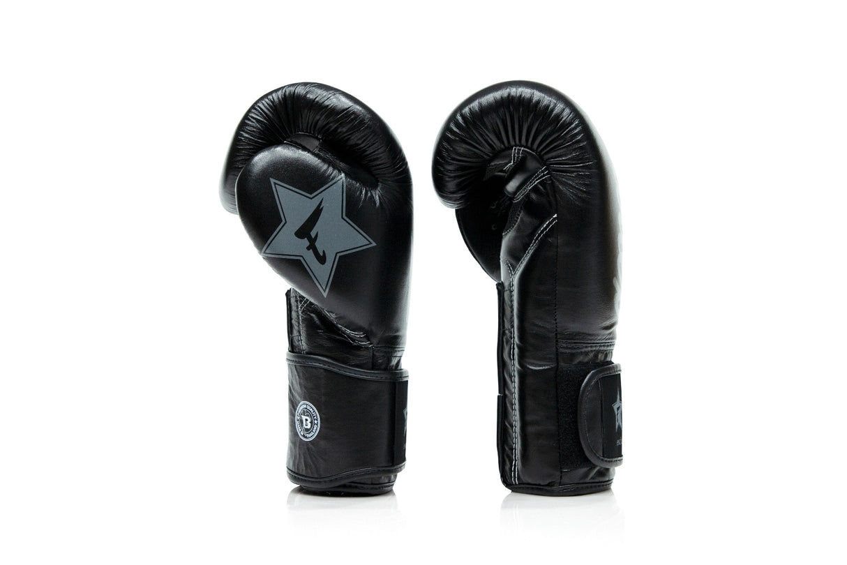 Booster X Fairtex Bokshandschoenen - BG V2 - Echt leer - Zwart