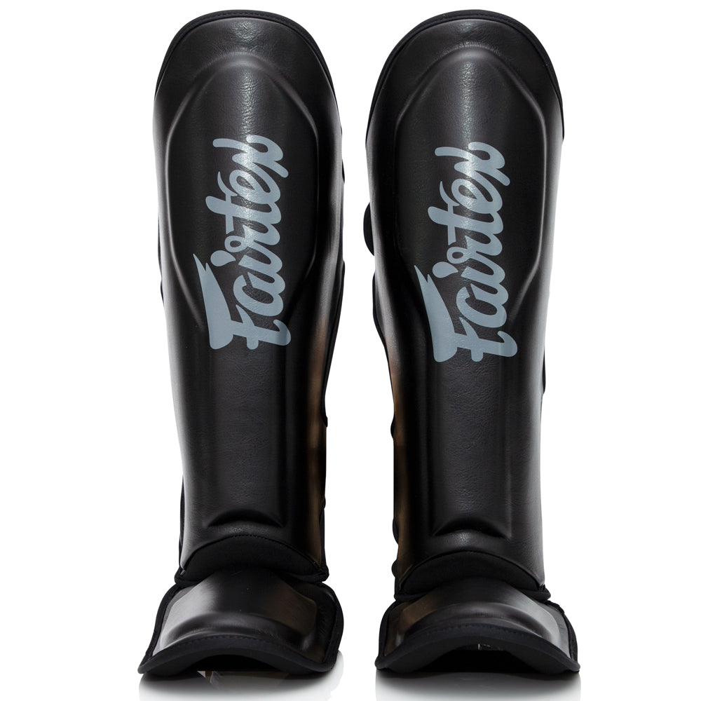 Booster X Fairtex Scheenbeschermers - FXB SG - Zwart / Grijs