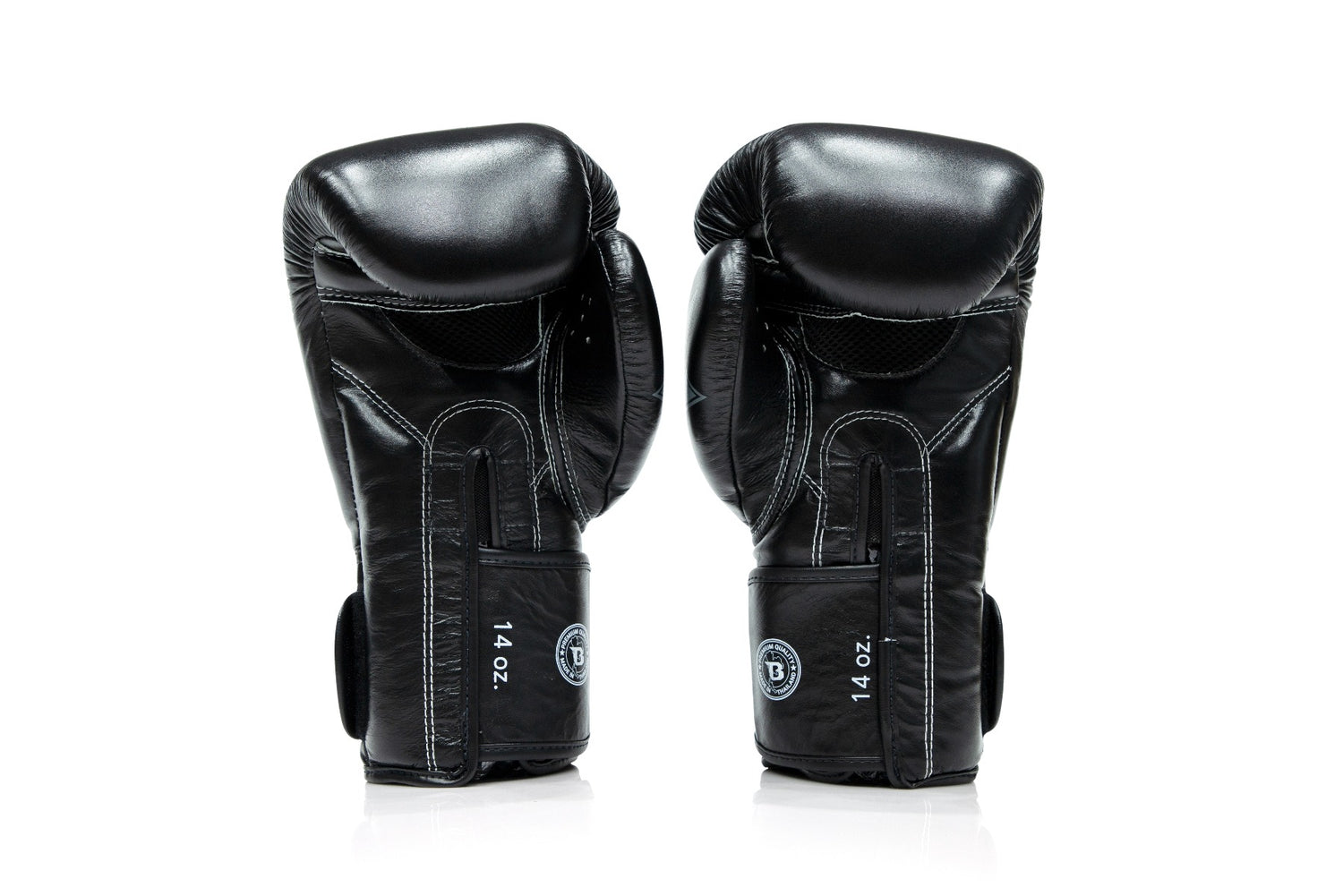 Booster X Fairtex Bokshandschoenen - BG V2 - Echt leer - Zwart