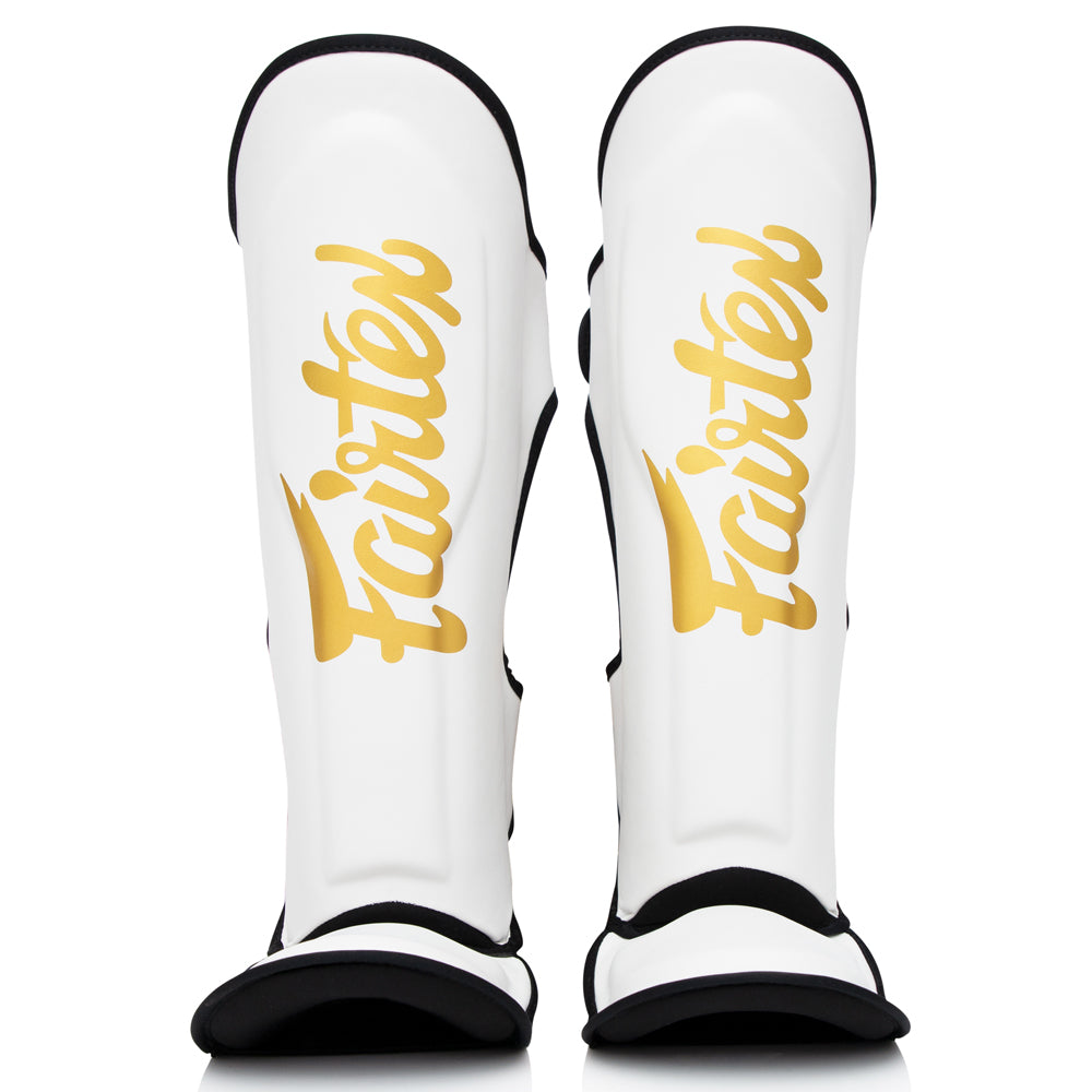 Fairtex X Booster Scheenbeschermers - FXB SG - Wit/Goud