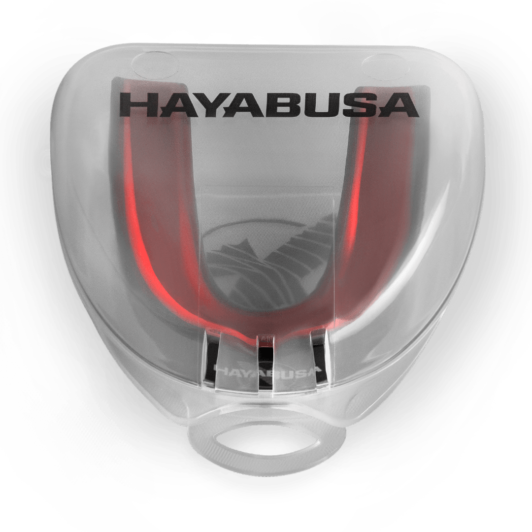 Hayabusa Combat Mouthguard - Adult - Black/Red