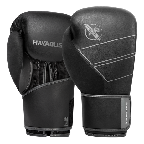 Hayabusa S4 Boxing Gloves - Genuine Leather - Black