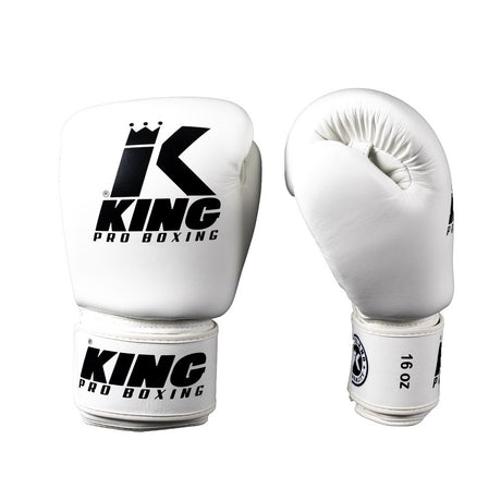 King Pro Boxing Boxing Gloves - BGVL 3 - White / Black