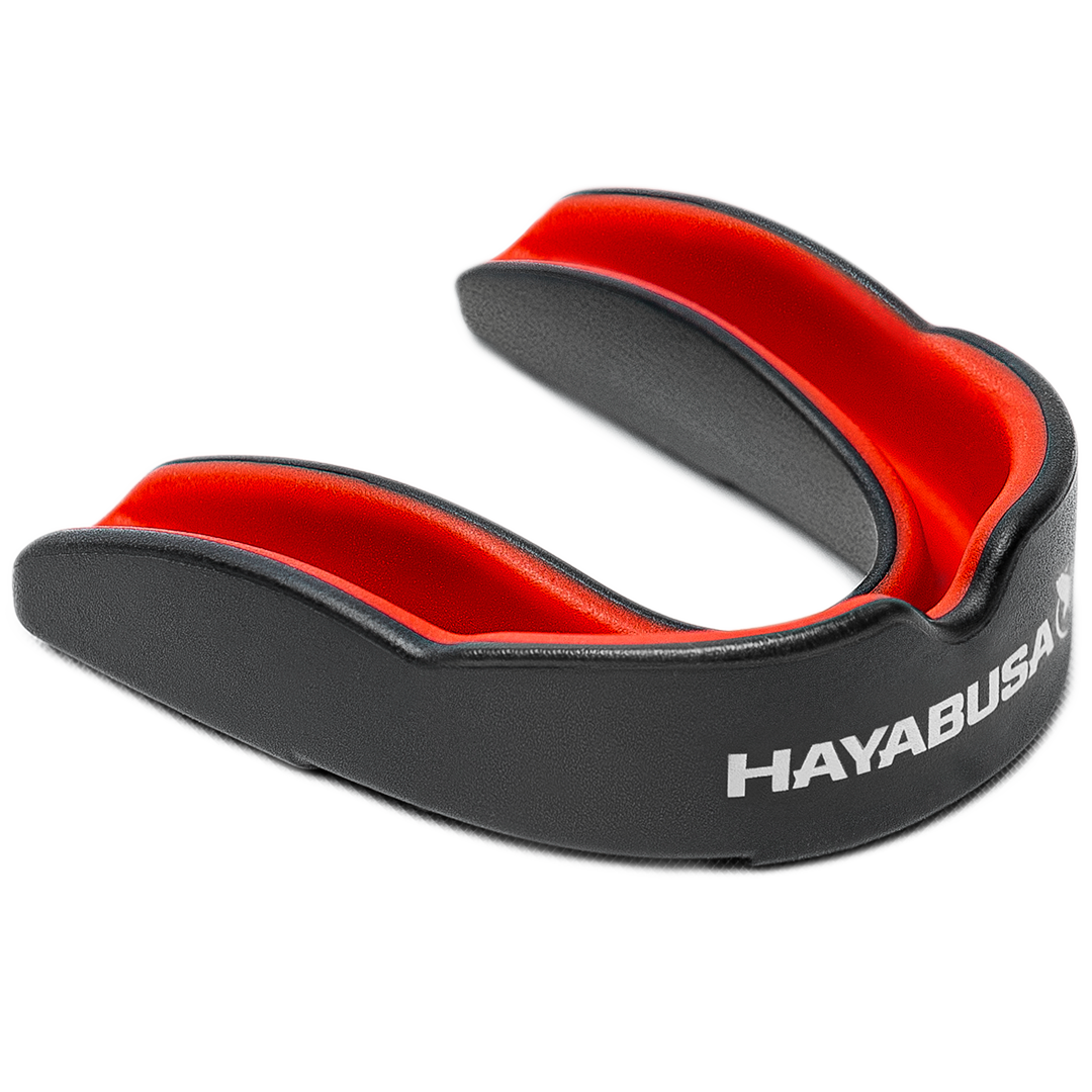 Hayabusa Combat Mouthguard - Adult - Black/Red
