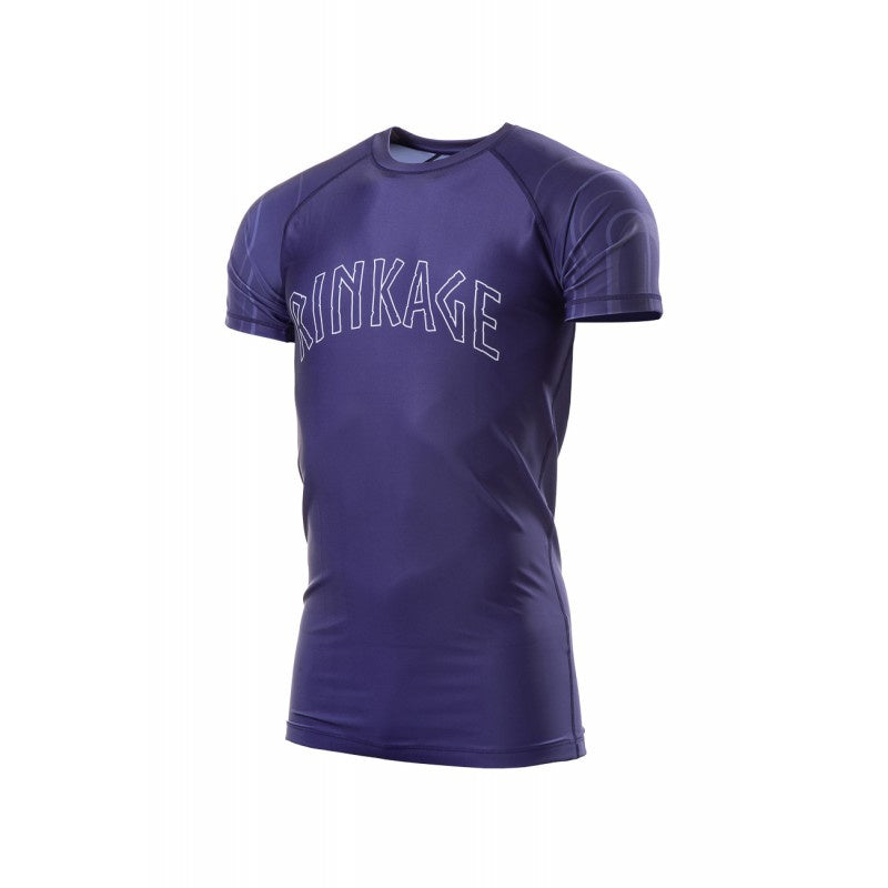 Rinkage Olympia Short Sleeve Rashguard - Blue