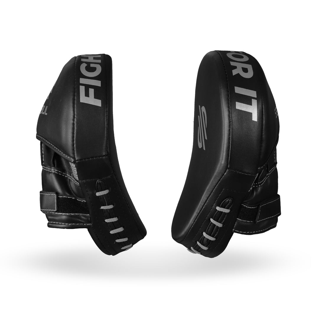 Sanabul Essential Curved Focus Mitts - Zwart / Zilver