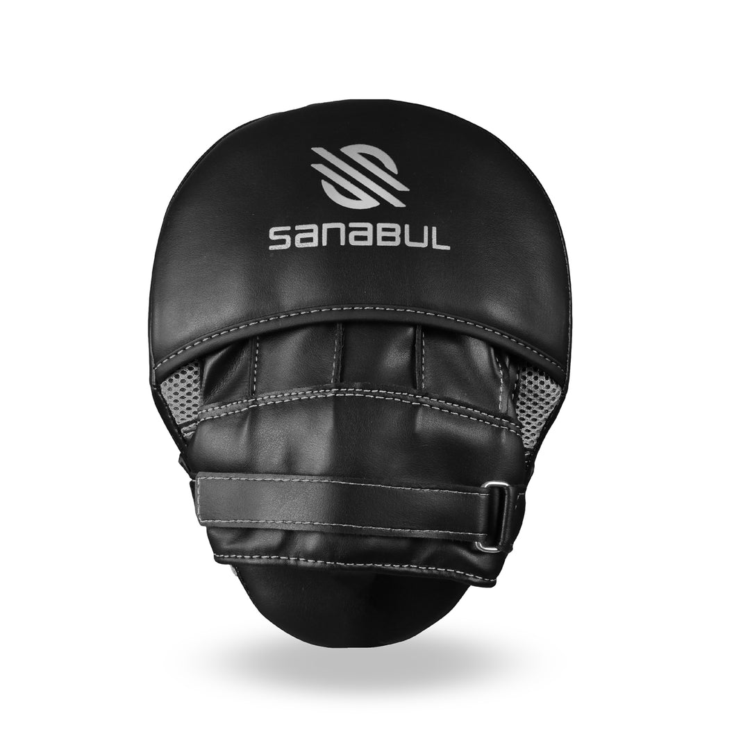 Sanabul Essential Curved Focus Mitts - Zwart / Zilver