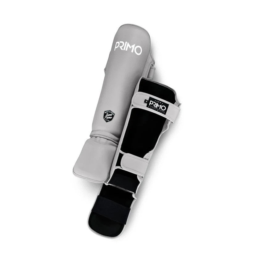 Primo Classic Muay Thai Shin Guard - Grey - light grey