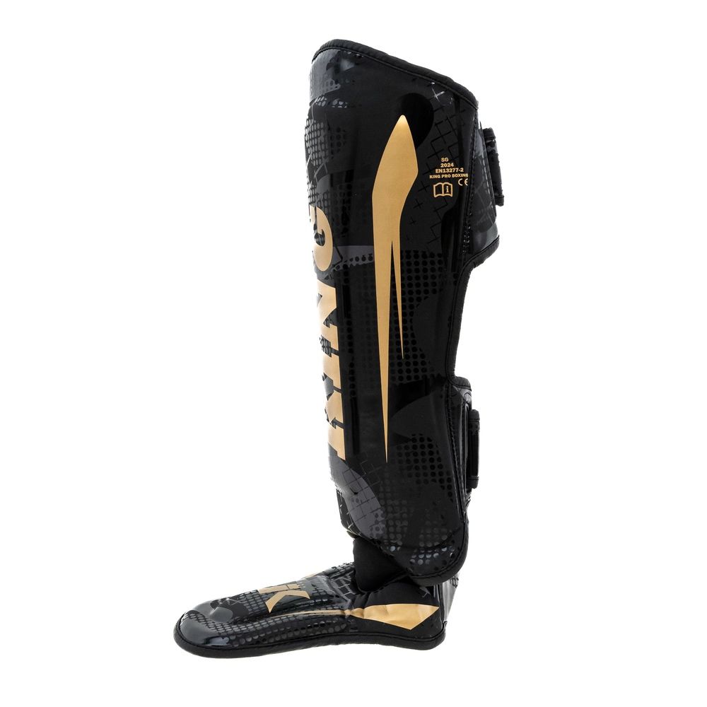 King Pro Boxing - Shin Guards - Shogun - Black/Gold