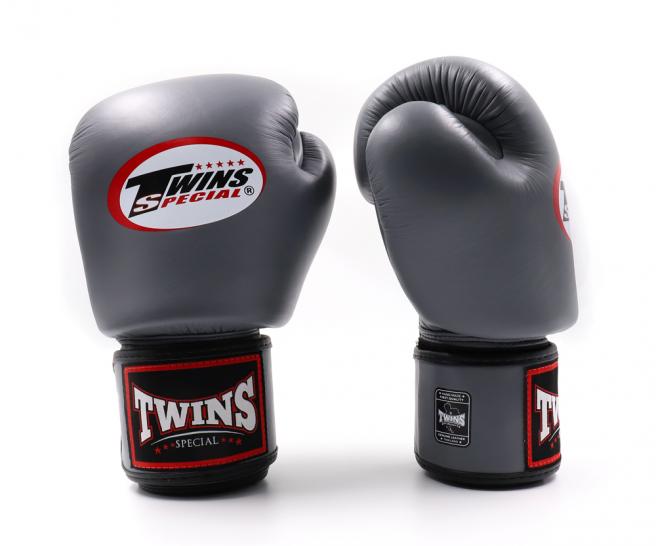 Twins Special BGVL 3 Bokshandschoenen - Echt Leer - Grijs