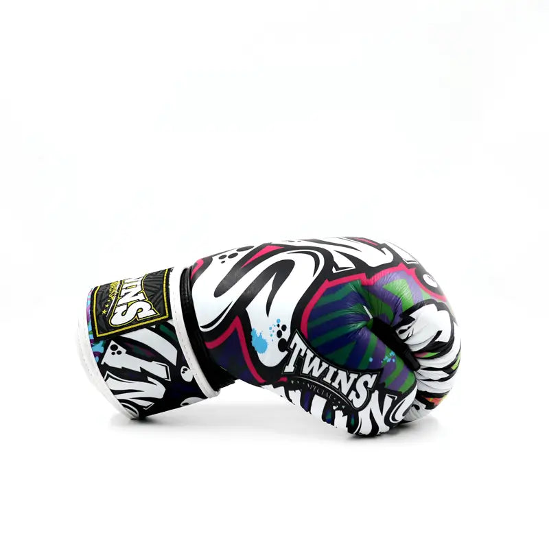 Twins Special BGVL 3 Bokshandschoenen - Echt Leer - Graffiti
