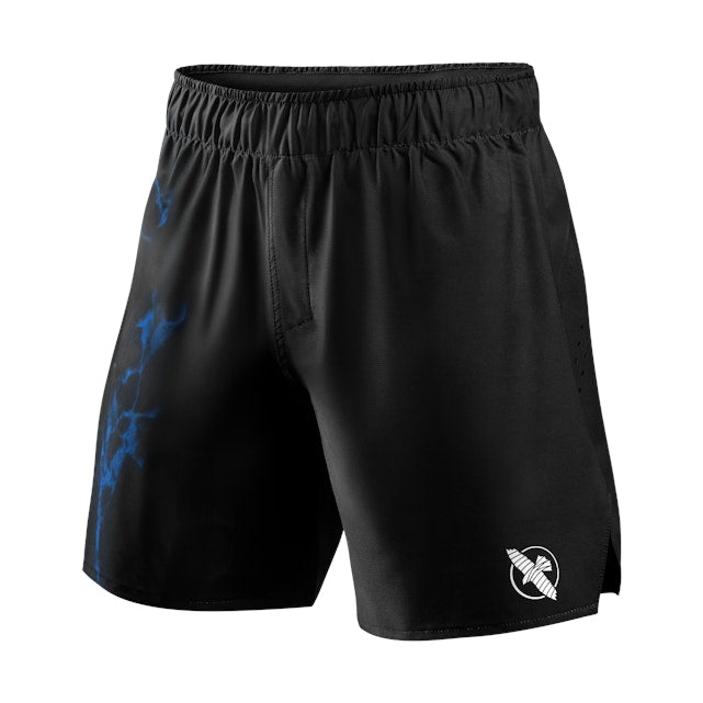 UFC BJJ Heren Grappling Shorts - Zwart / Blauw