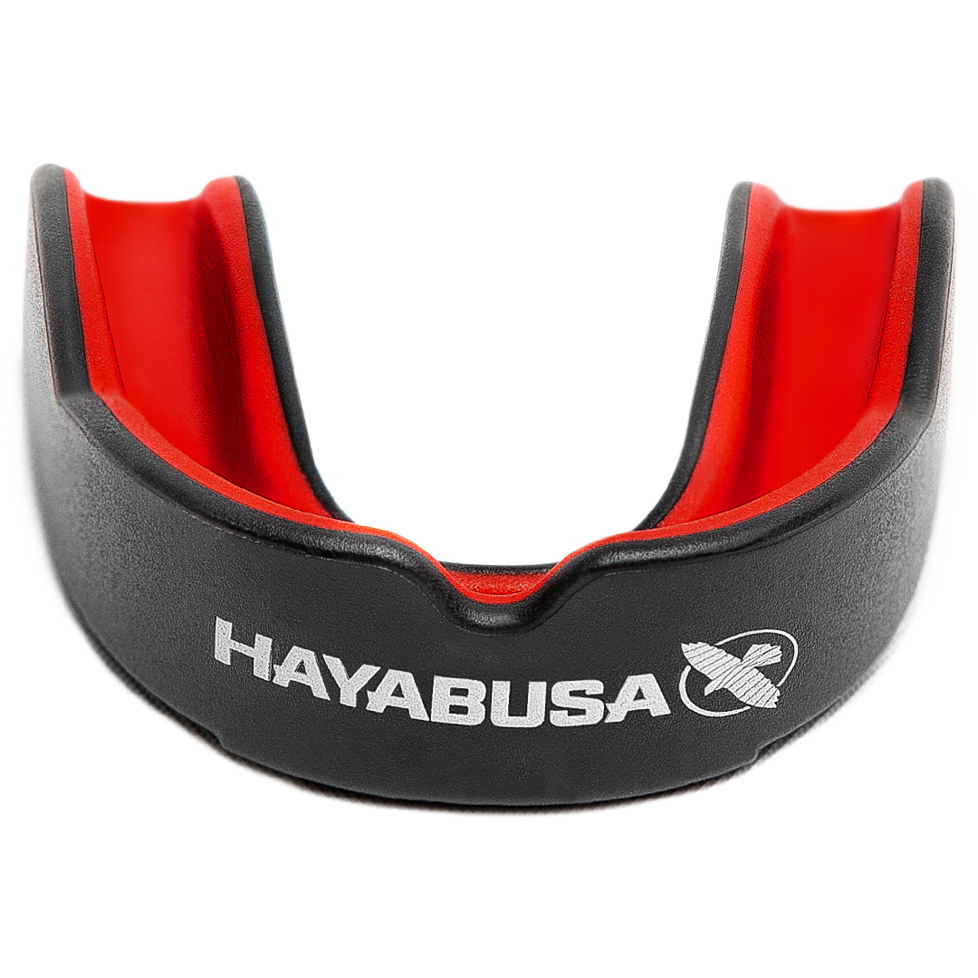 Hayabusa Combat Mouthguard - Adult - Black/Red