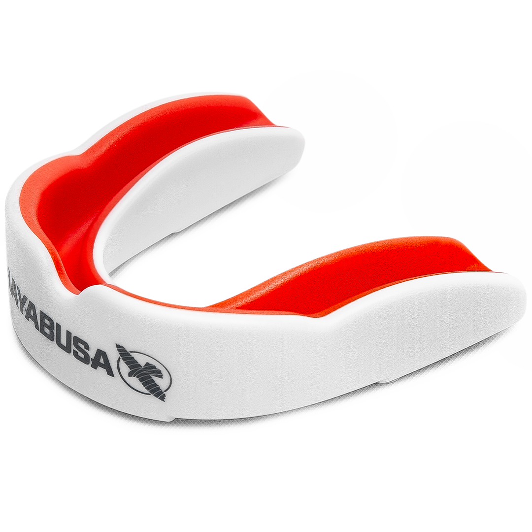 Hayabusa Combat Mouthguard - Adult - wit/rood