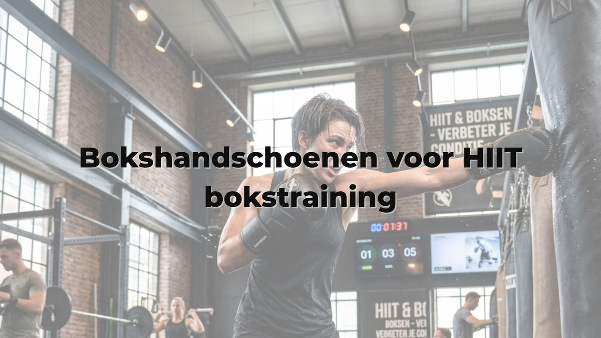 Bokshandschoenen voor HIIT bokstraining