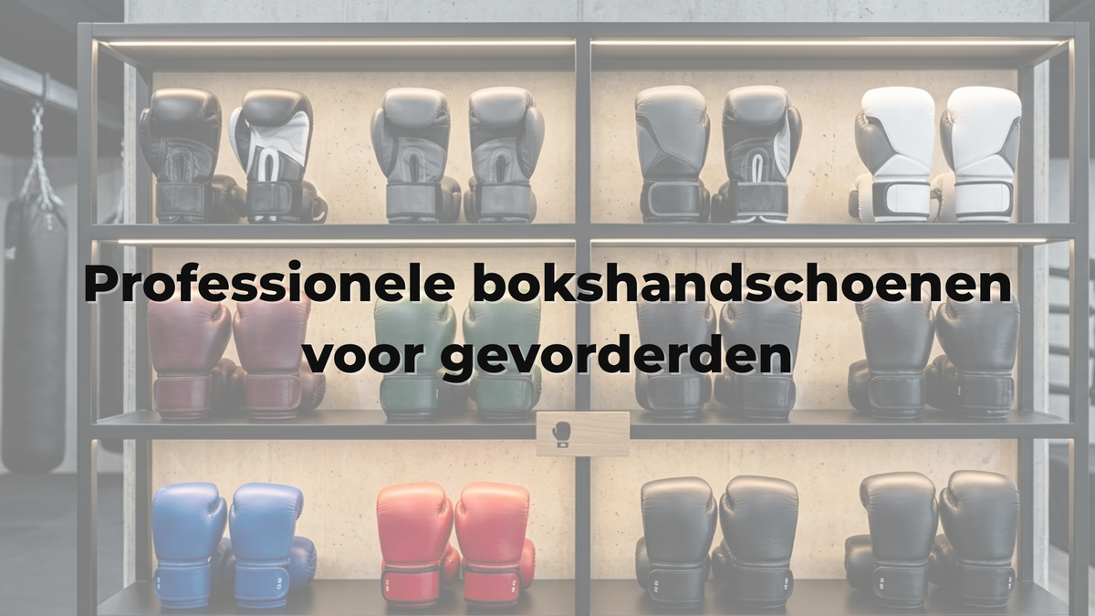 Professionele bokshandschoenen voor gevorderden