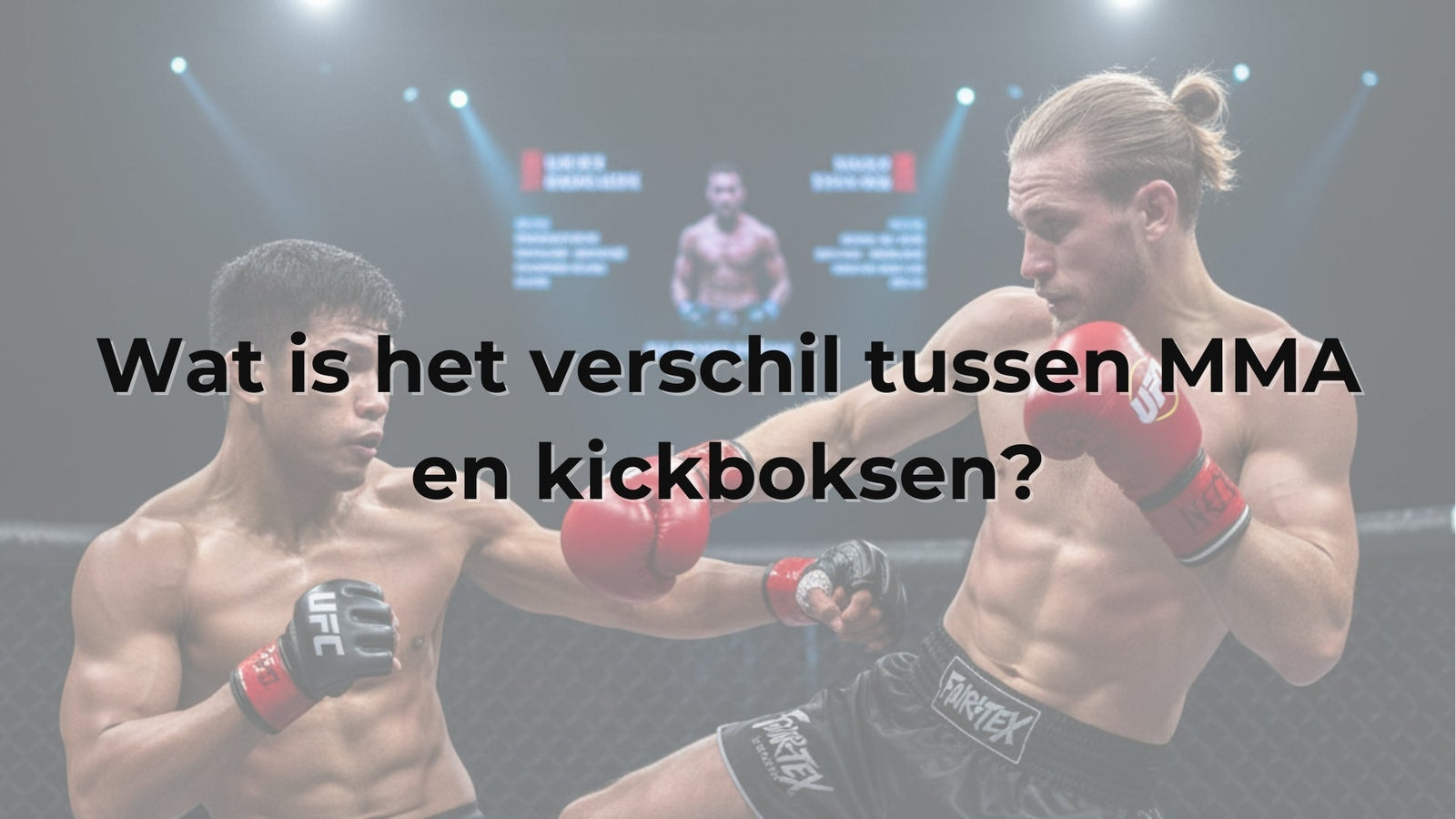 Wat is het verschil tussen MMA en kickboksen?