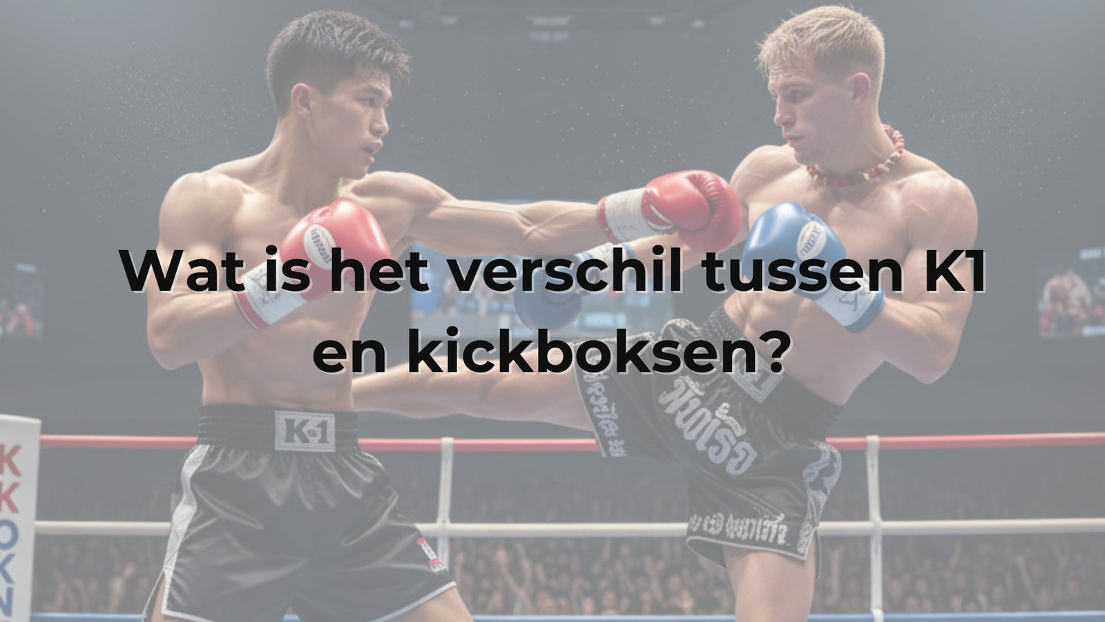 Wat is het verschil tussen K1 en kickboksen?
