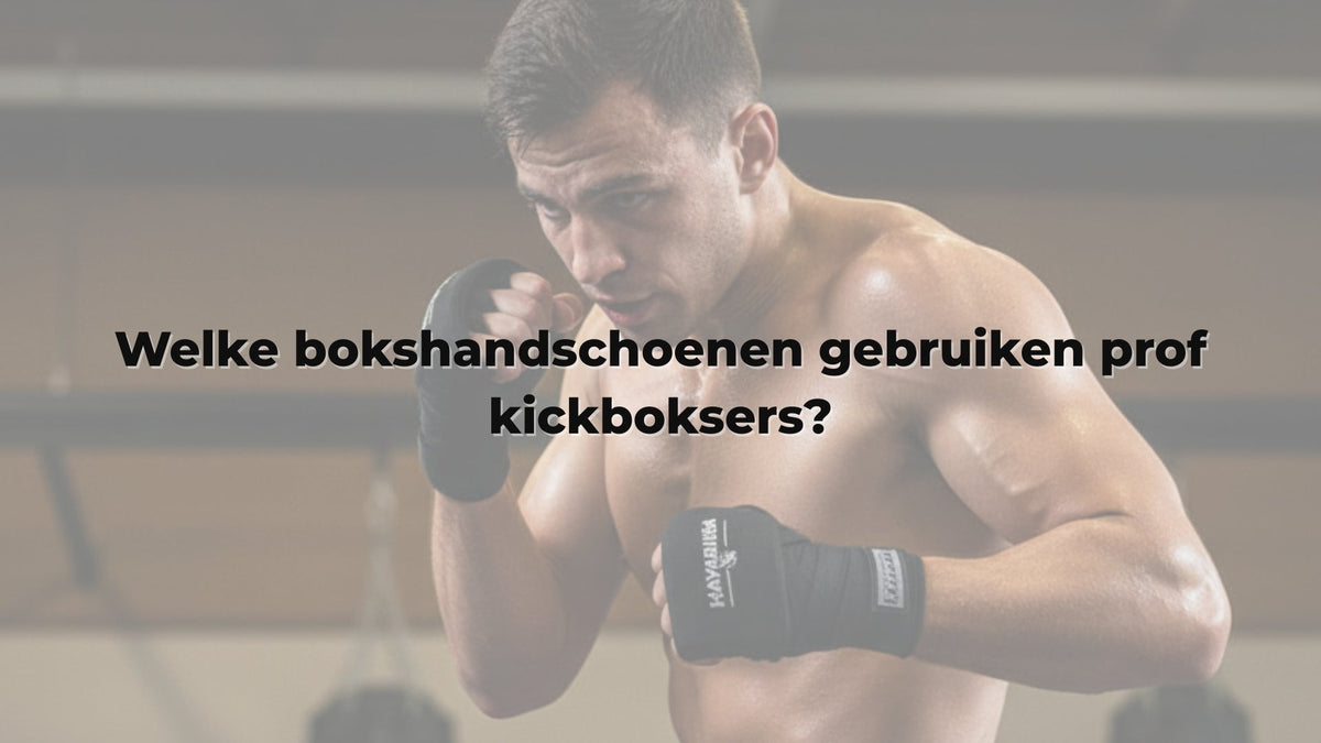 Welke bokshandschoenen gebruiken prof kickboksers?
