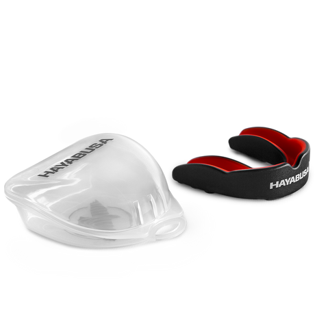 Hayabusa Combat Mouthguard - Adult - zwart/rood