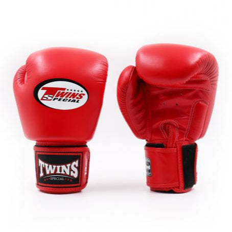 Twins Special BGVL 3 Boxing Gloves - Genuine Leather - Red