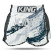 King Pro Boxing Storm 2 Muay Thai Shorts - wit/donkerblauw