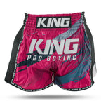 King Pro Boxing Storm 3 Muay Thai Shorts - red/dark blue