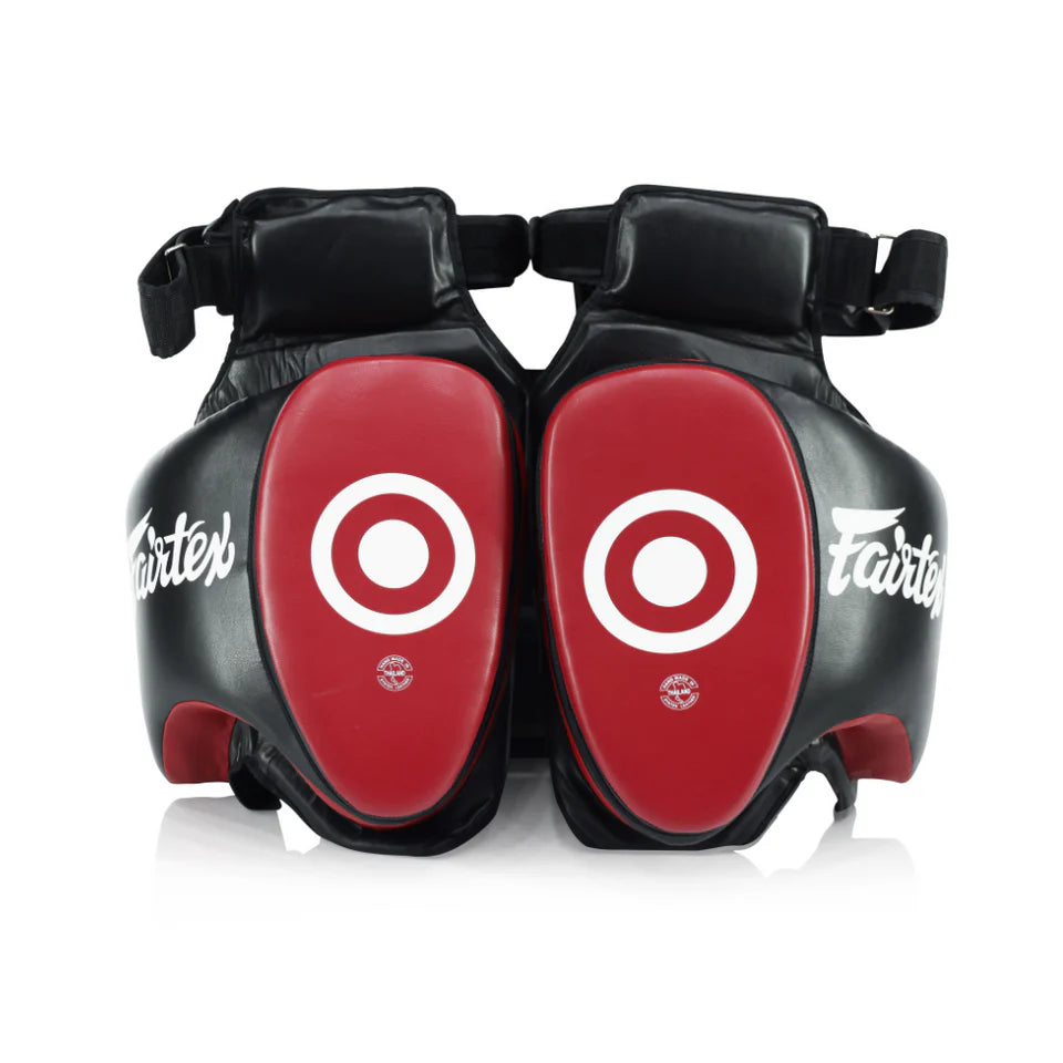 Fairtex TP5 Ultra Lite Thigh Pad - Zwart / Rood