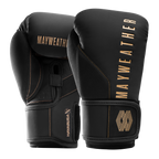 Hayabusa Mayweather Champ Boxing Gloves - Black/Gold
