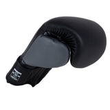 Booster Fight Gear - Rapid Strike Boxing Gloves - Genuine Leather - Black/Grey