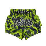 Fairtex Muay Thai Shorts - BS1955 Raptor - Groen / Zwart