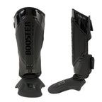 Booster Shin Guards - Bangkok Series 5 - Black / Black