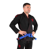 Sanabul Essential Lichtgewicht Braziliaanse Jiu Jitsu Gi - Voorgekrompen katoen - IBJJF goedgekeurd - Zwart