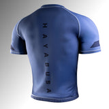Hayabusa Core Short Sleeve Rashguard for Men - Blue