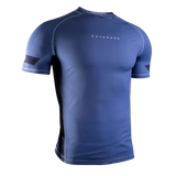 Hayabusa Core Short Sleeve Rashguard for Men - Blue