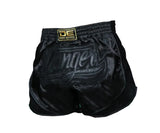 Danger Muay Thai Shorts High Raise - Satin - black