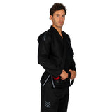 Sanabul Essential Lichtgewicht Braziliaanse Jiu Jitsu Gi - Voorgekrompen katoen - IBJJF goedgekeurd - Zwart