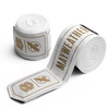 Hayabusa Mayweather Stretch Handwraps - Wit/Goud - 4,5 meter