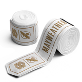 Hayabusa Mayweather Stretch Handwraps - Wit/Goud - 4,5 meter