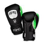 Primo Emblem 2.0 Semi Leather Boxing Gloves - Mint - black/green
