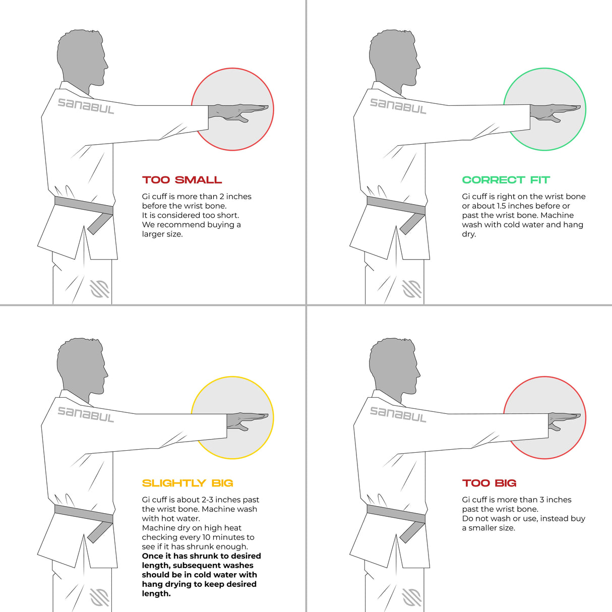 Sanabul Essential Lichtgewicht Braziliaanse Jiu Jitsu Gi - Voorgekrompen katoen - IBJJF goedgekeurd - Wit