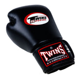 Twins Special BGN 1 Boxing Gloves - Genuine Leather - Black
