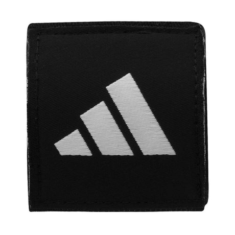 Adidas Boxing Crepe Handwraps - 450 cm - Zwart – detail van het adidas-logo