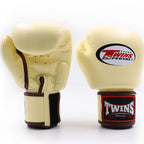 Twins Special BGVL 3 Boxing Gloves - Genuine Leather - Vanilla