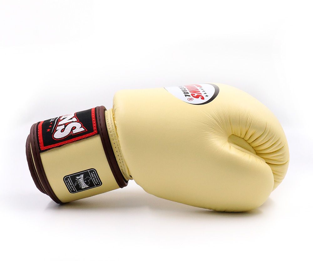 Twins Special BGVL 3 Boxing Gloves - Genuine Leather - Vanilla