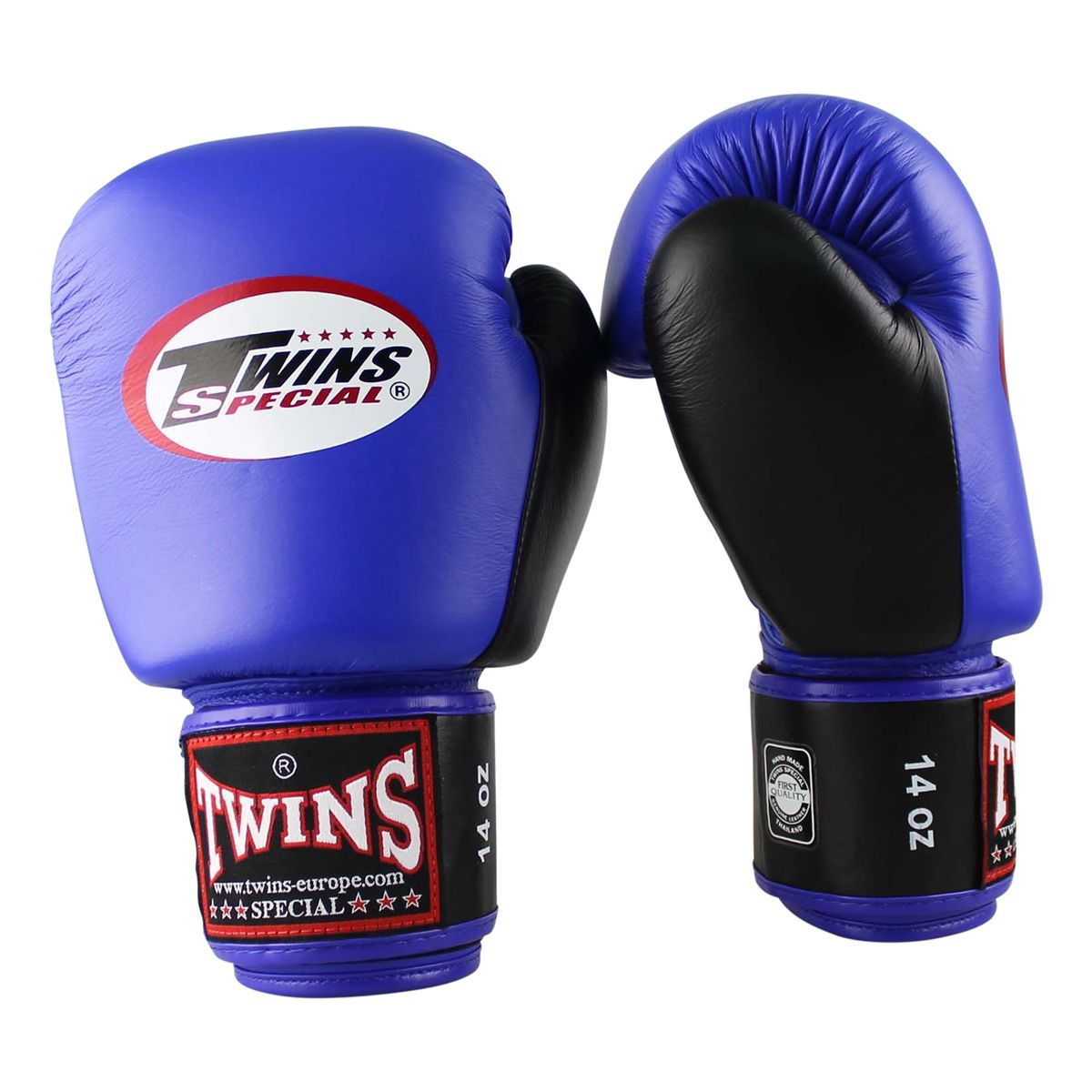 Twins Special BGVL 3 Boxing Gloves - Genuine Leather - Blue / Black