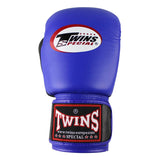 Twins Special BGVL 3 Boxing Gloves - Genuine Leather - Blue / Black